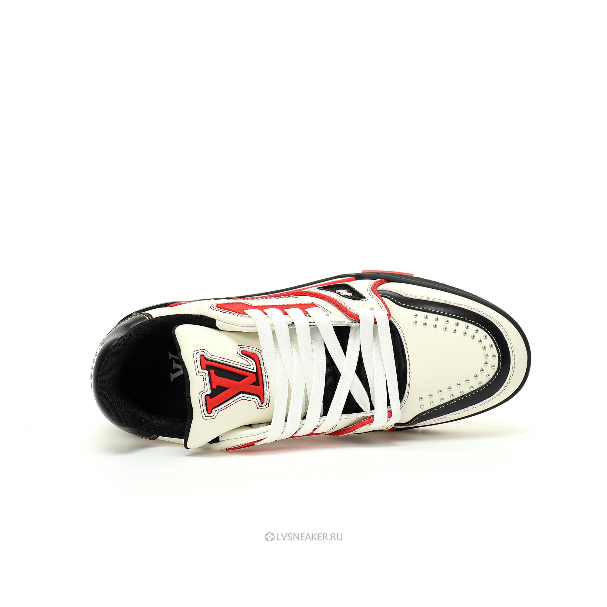 Louis Vuitton LV Trainer "Red Black White" 1AD7JR-2 Sneakers