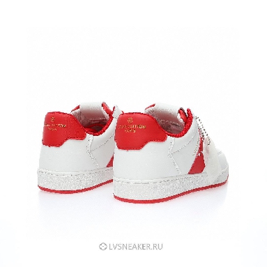 Louis Vuitton LV Rivoli "White with Red Side Monogram Band" 1AAV9J Sneakers
