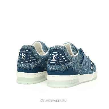 Louis Vuitton LV Trainer "Blue Monogram Denim" 1ADHHX-2 Sneakers