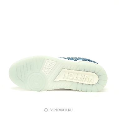 Louis Vuitton LV Trainer "Blue Monogram Denim" 1ADHHX-2 Sneakers