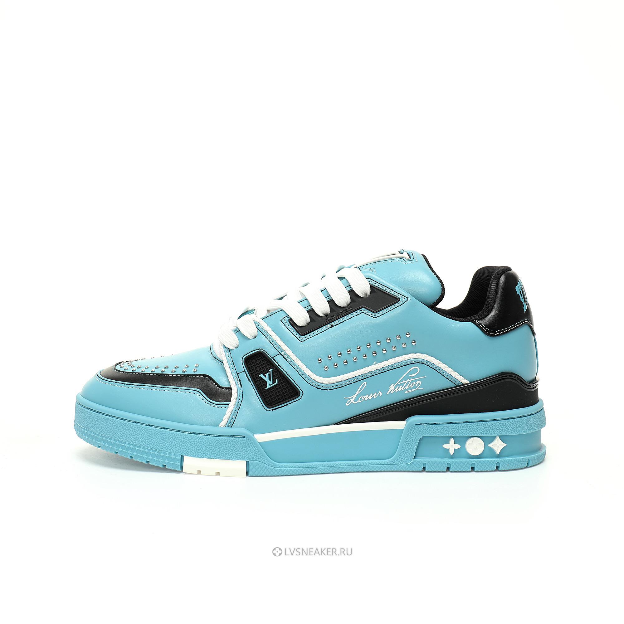 Louis Vuitton LV Trainer "Blue Black" 1AD7K0 Sneakers
