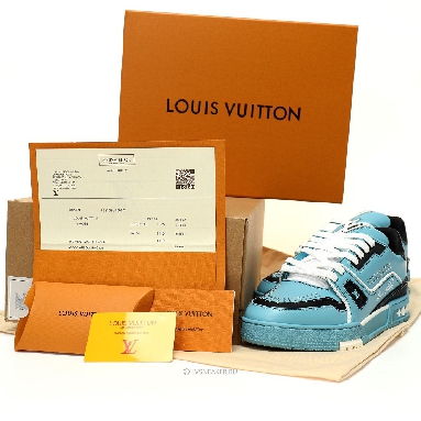 Louis Vuitton LV Trainer "Blue Black" 1AD7K0 Sneakers