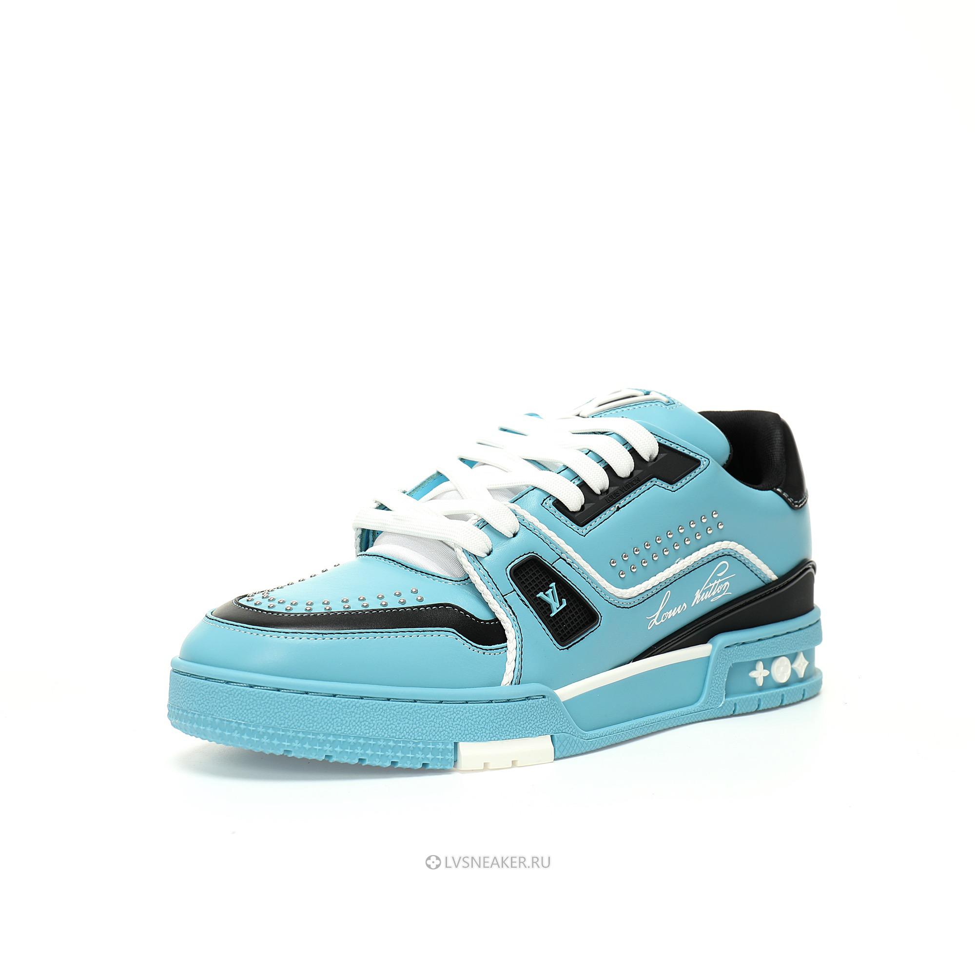 Louis Vuitton LV Trainer "Blue Black" 1AD7K0 Sneakers