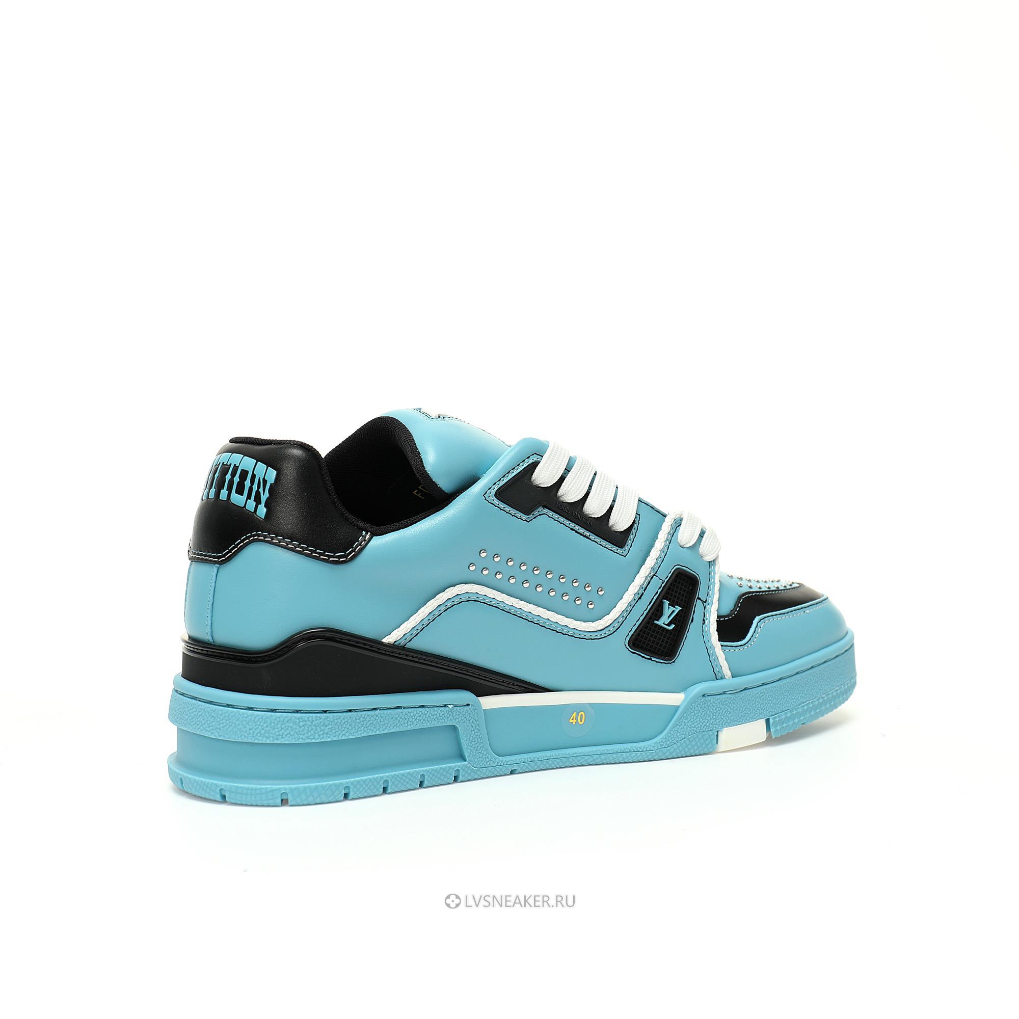Louis Vuitton LV Trainer "Blue Black" 1AD7K0 Sneakers
