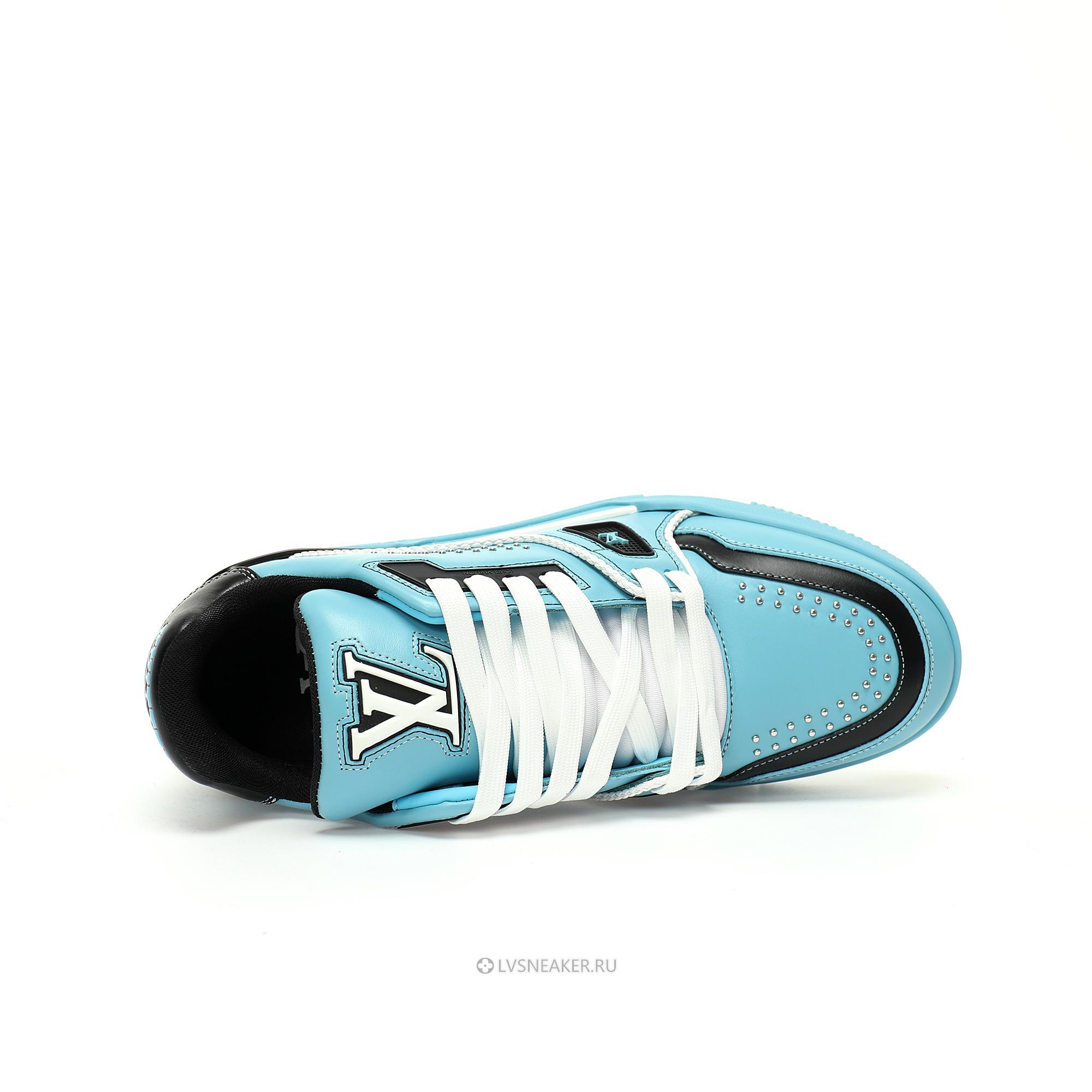 Louis Vuitton LV Trainer "Blue Black" 1AD7K0 Sneakers