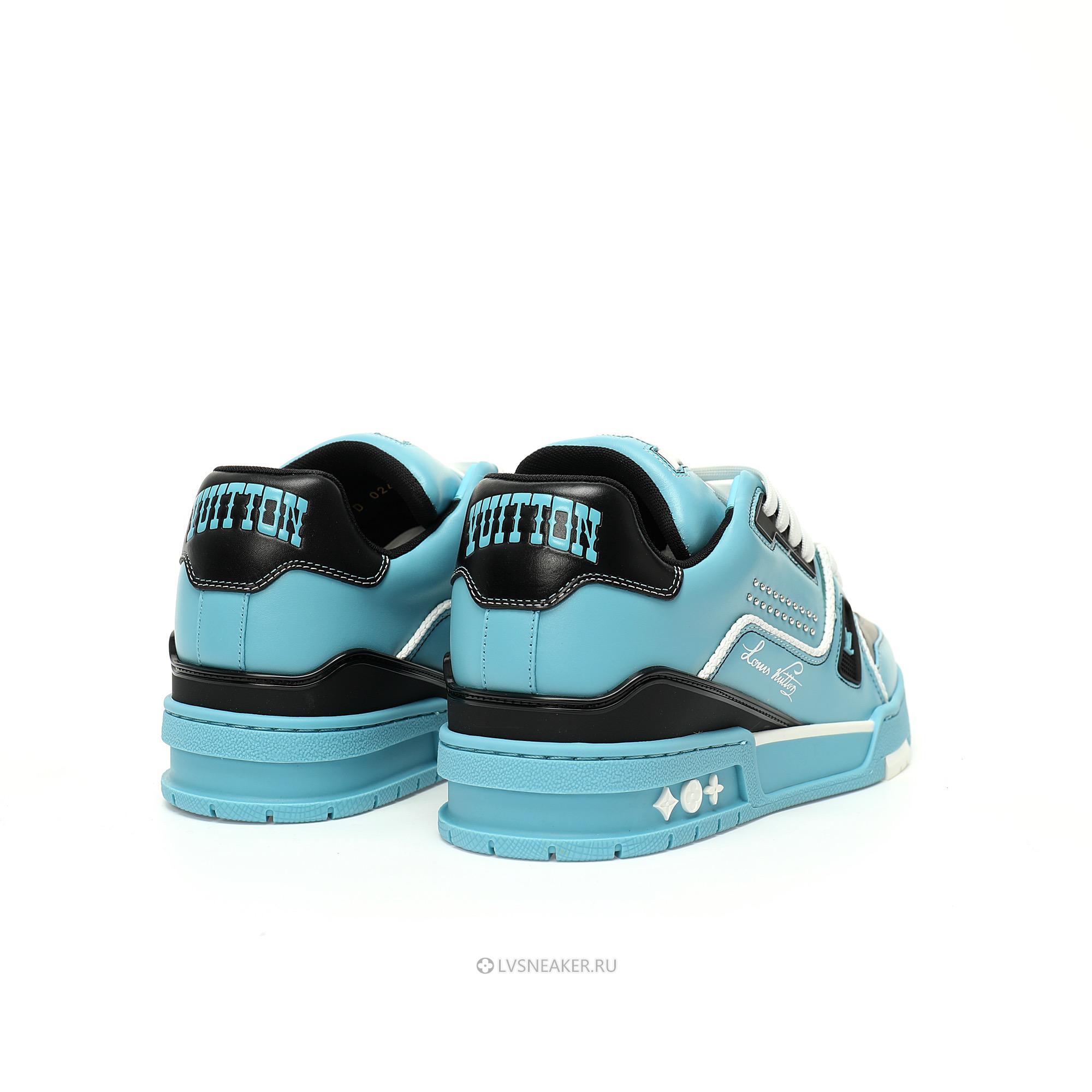 Louis Vuitton LV Trainer "Blue Black" 1AD7K0 Sneakers