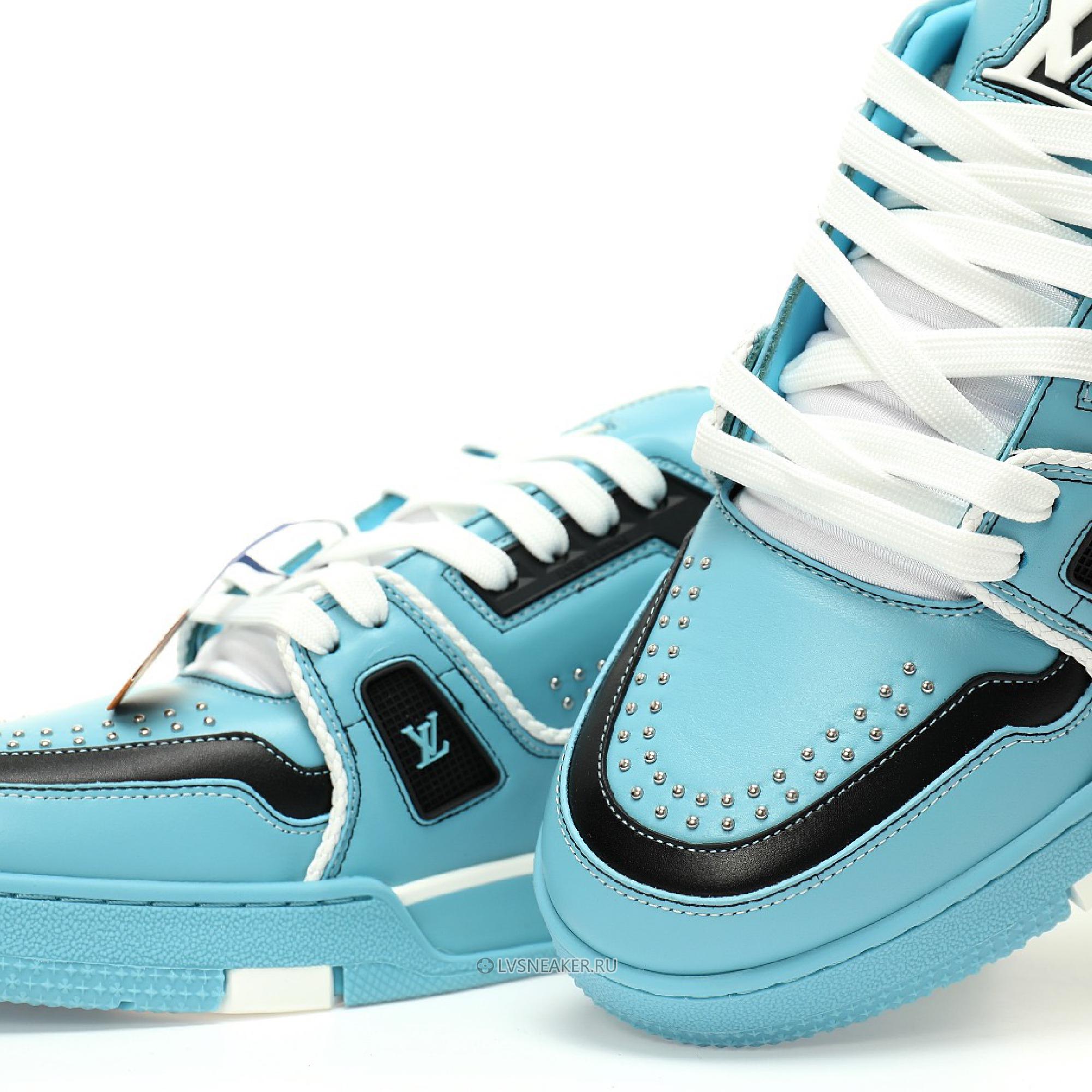 Louis Vuitton LV Trainer "Blue Black" 1AD7K0 Sneakers
