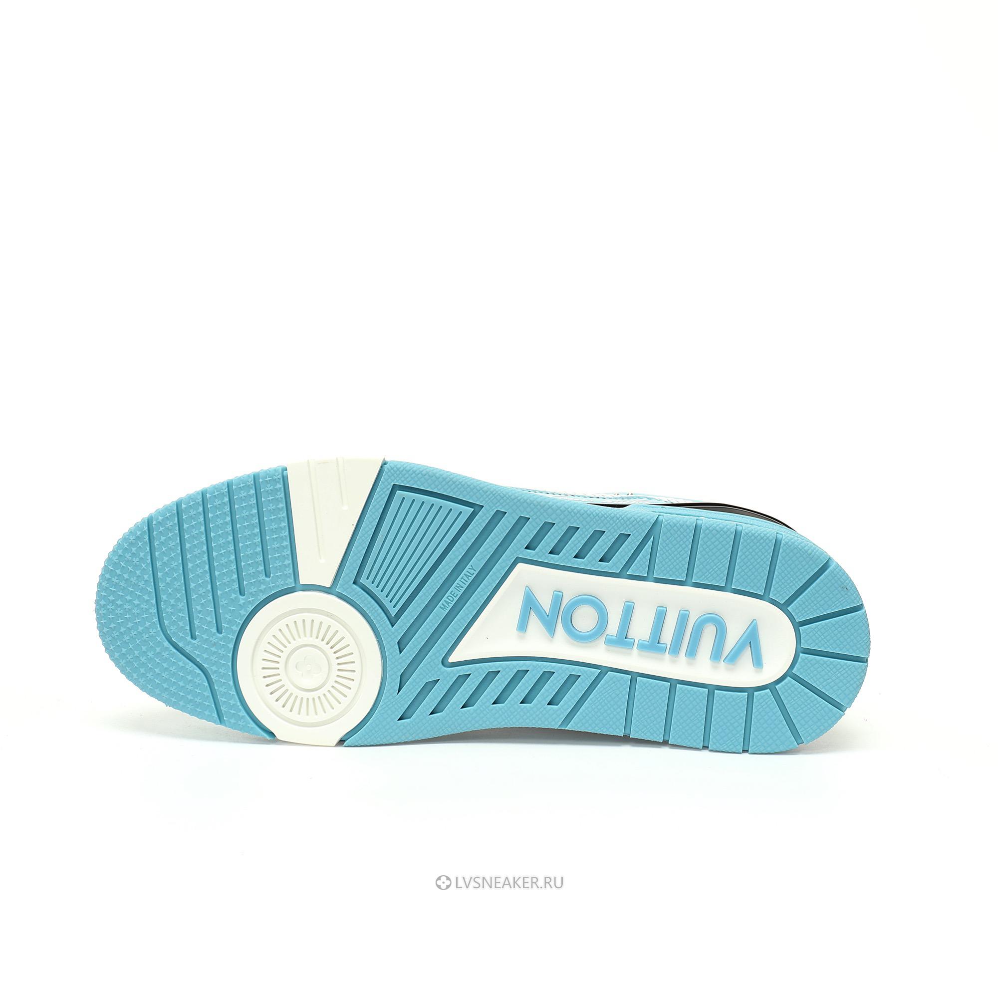 Louis Vuitton LV Trainer "Blue Black" 1AD7K0 Sneakers