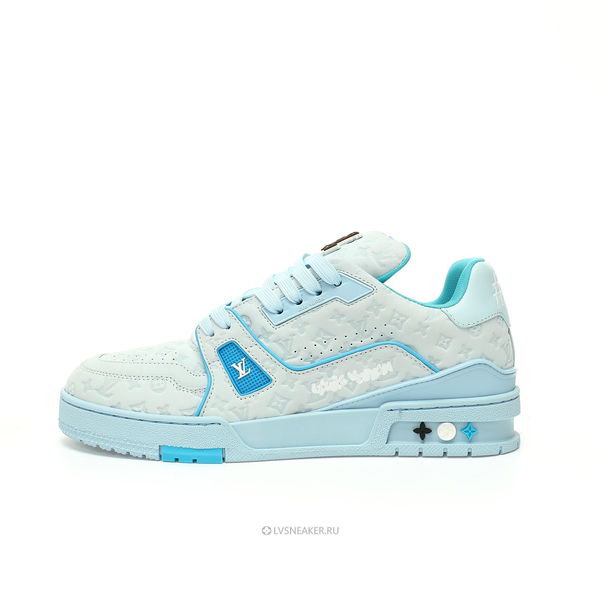 Louis Vuitton LV x Tyler the Creator Trainer "Blue" 1ACRYD Sneakers