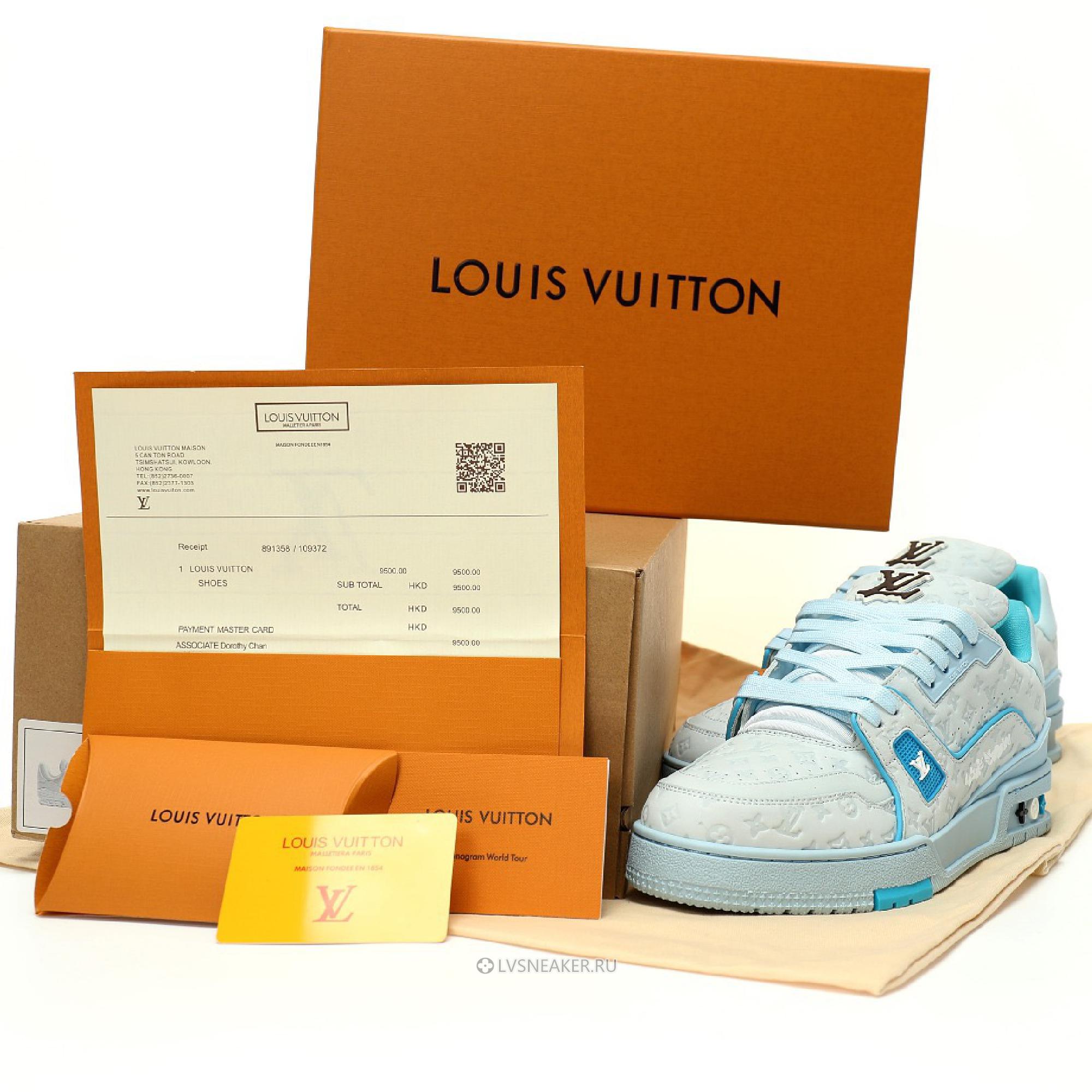Louis Vuitton LV x Tyler the Creator Trainer "Blue" 1ACRYD Sneakers