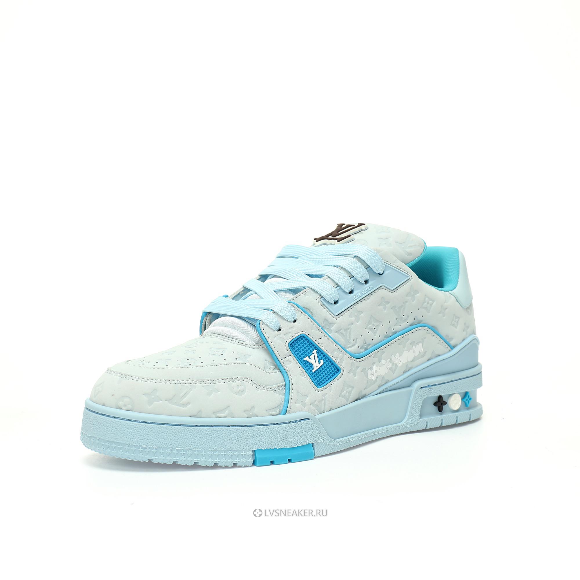 Louis Vuitton LV x Tyler the Creator Trainer "Blue" 1ACRYD Sneakers