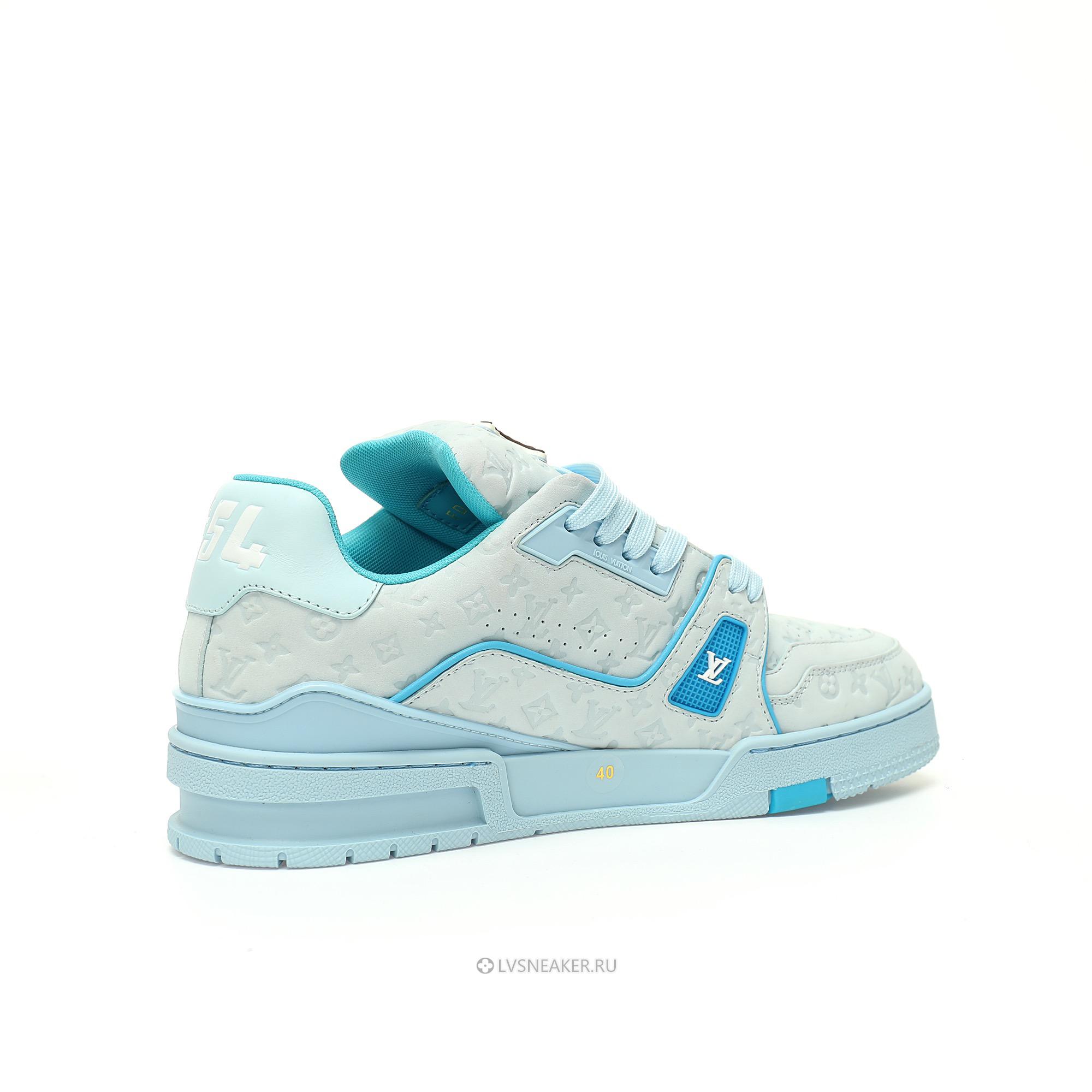 Louis Vuitton LV x Tyler the Creator Trainer "Blue" 1ACRYD Sneakers