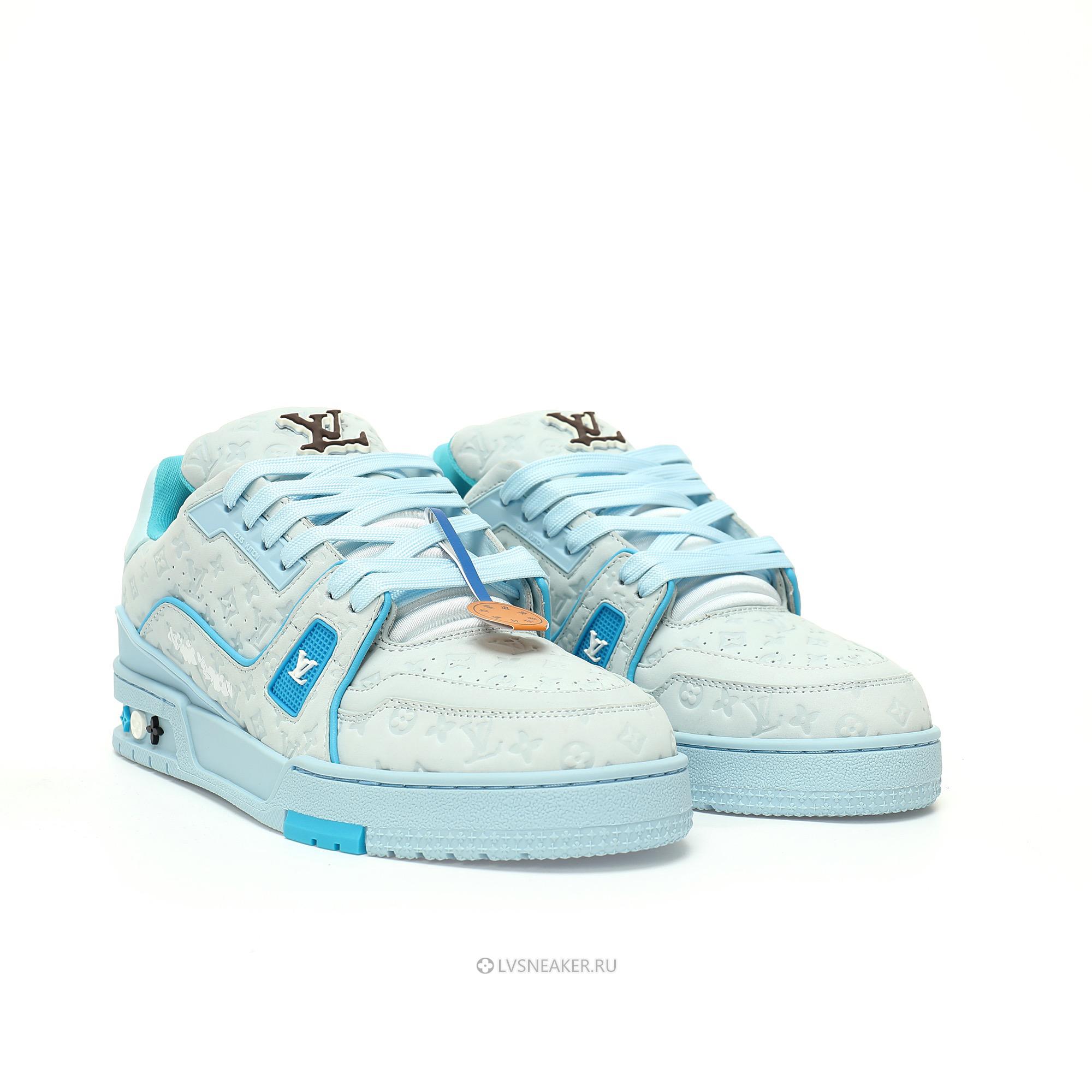 Louis Vuitton LV x Tyler the Creator Trainer "Blue" 1ACRYD Sneakers