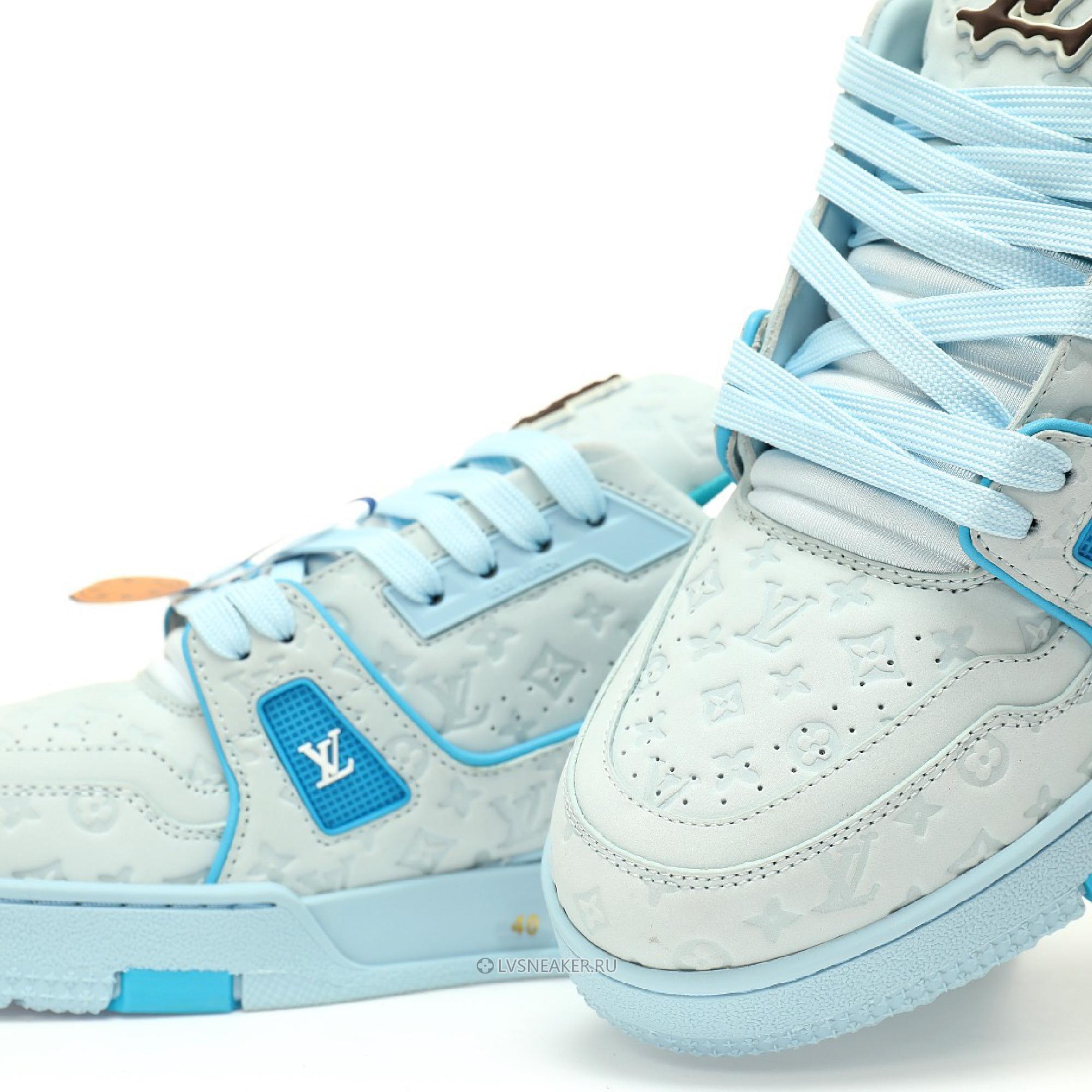 Louis Vuitton LV x Tyler the Creator Trainer "Blue" 1ACRYD Sneakers