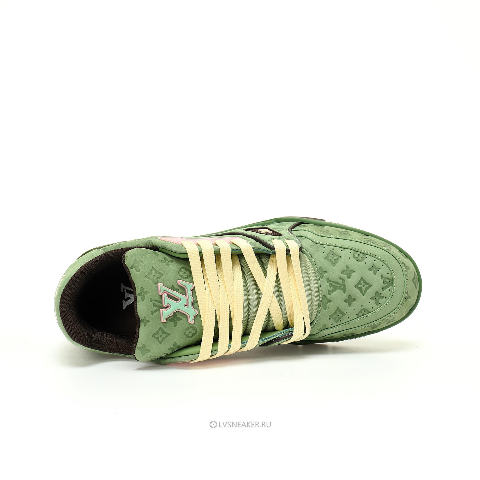 Louis Vuitton LV x Tyler the Creator Trainer "Green" 1ACR6C Sneakers