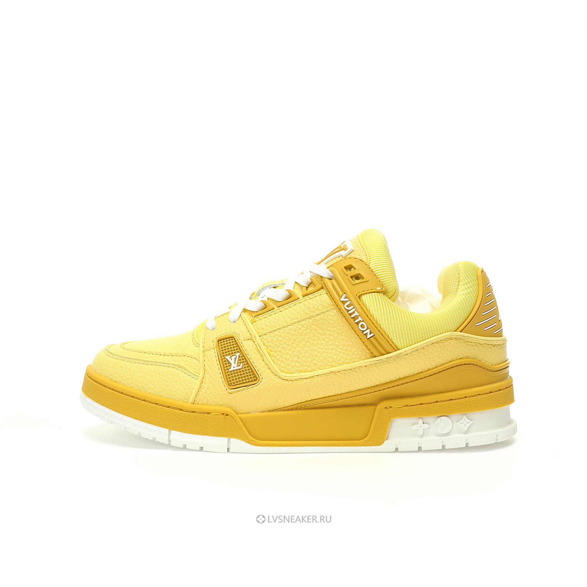 Louis Vuitton LV Trainer "Yellow" 1ACRM8-2 Sneakers