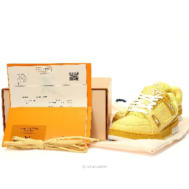 Louis Vuitton LV Trainer "Yellow" 1ACRM8-2 Sneakers