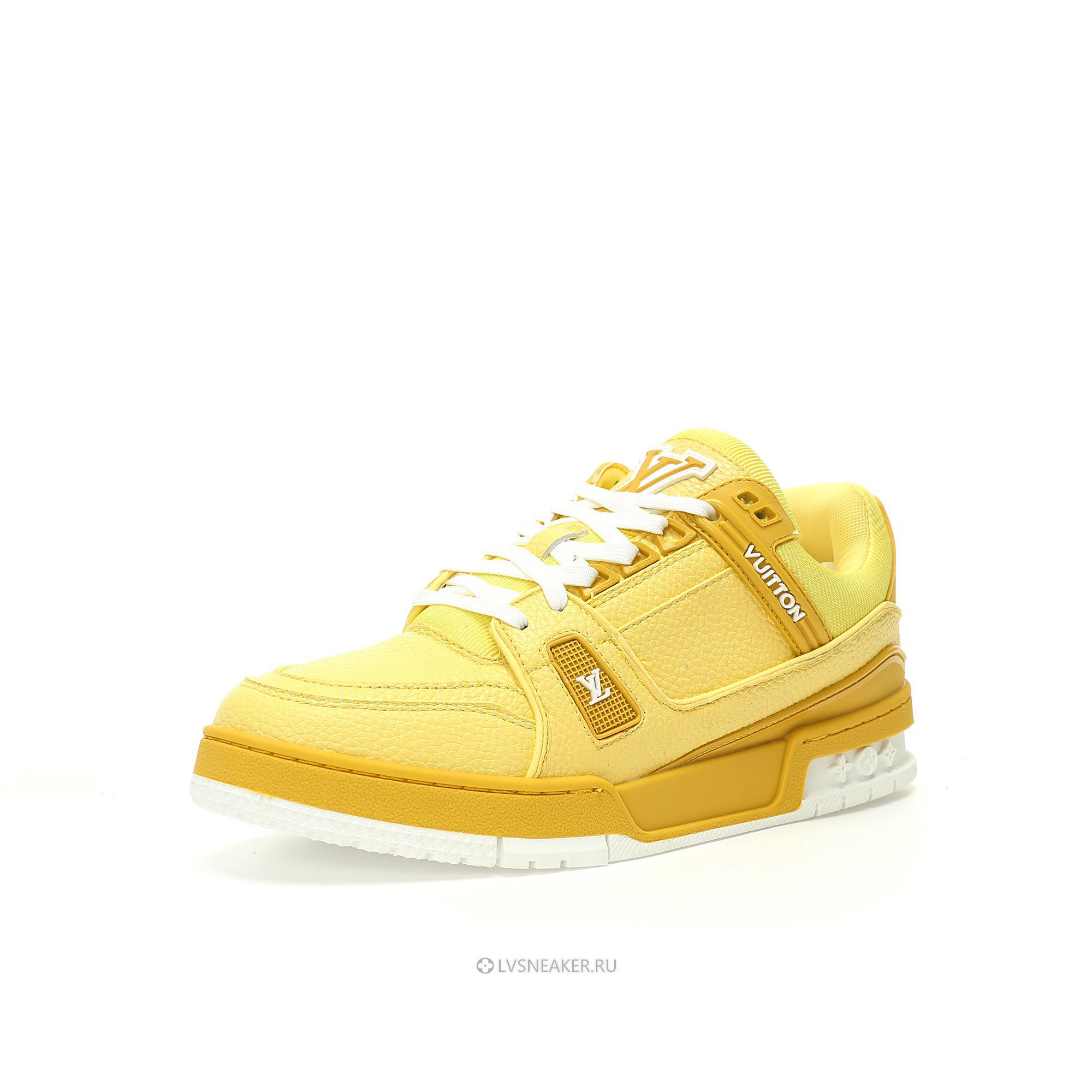 Louis Vuitton LV Trainer "Yellow" 1ACRM8-2 Sneakers