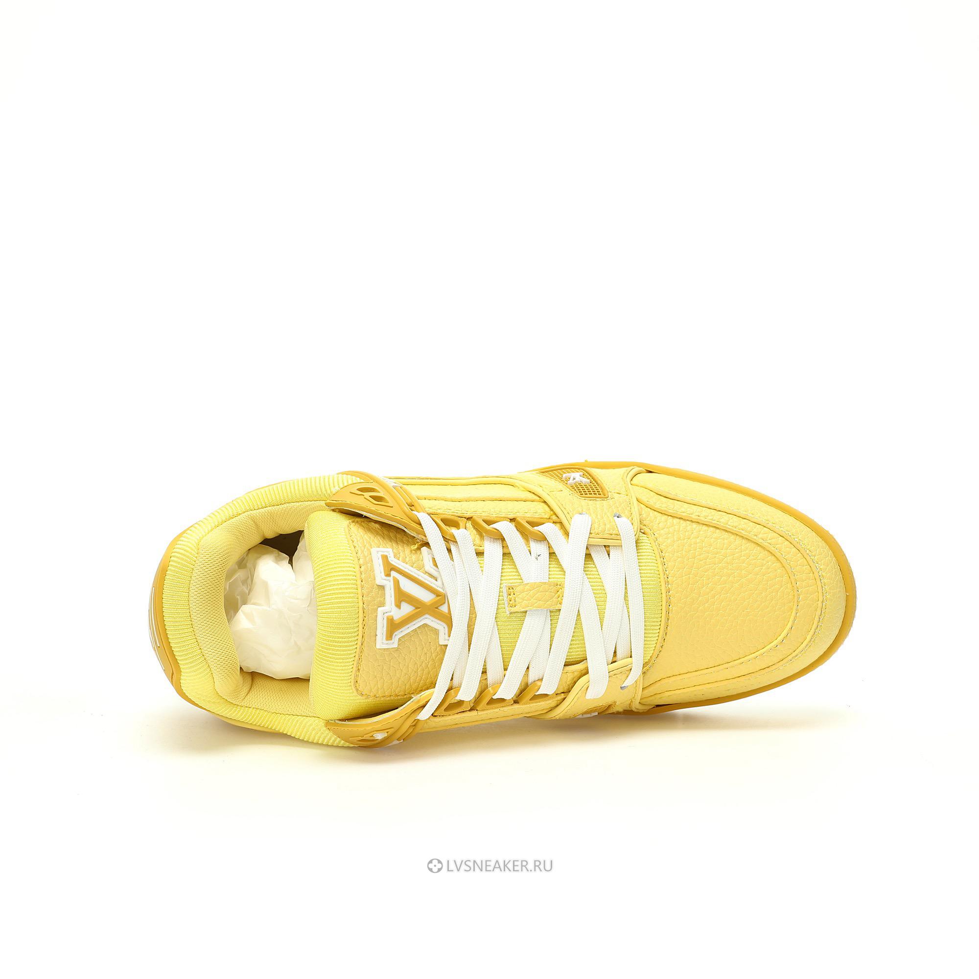 Louis Vuitton LV Trainer "Yellow" 1ACRM8-2 Sneakers