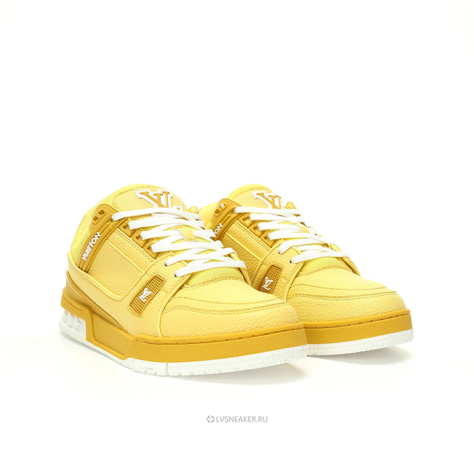 Louis Vuitton LV Trainer "Yellow" 1ACRM8-2 Sneakers