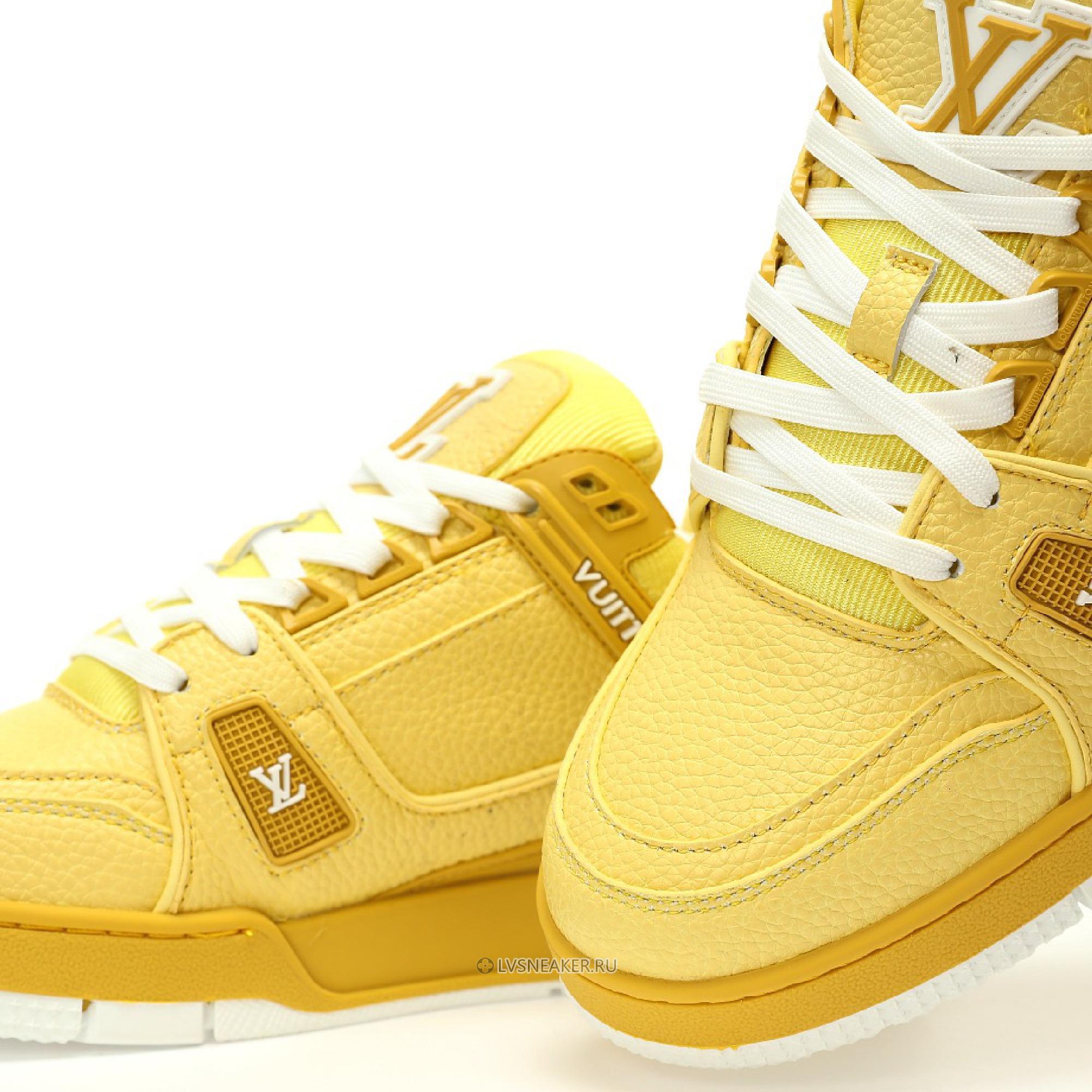 Louis Vuitton LV Trainer "Yellow" 1ACRM8-2 Sneakers