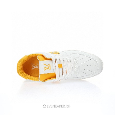 Louis Vuitton LV Rivoli "White with Yellow Side Monogram Band" 1AAV9J-2 Sneakers