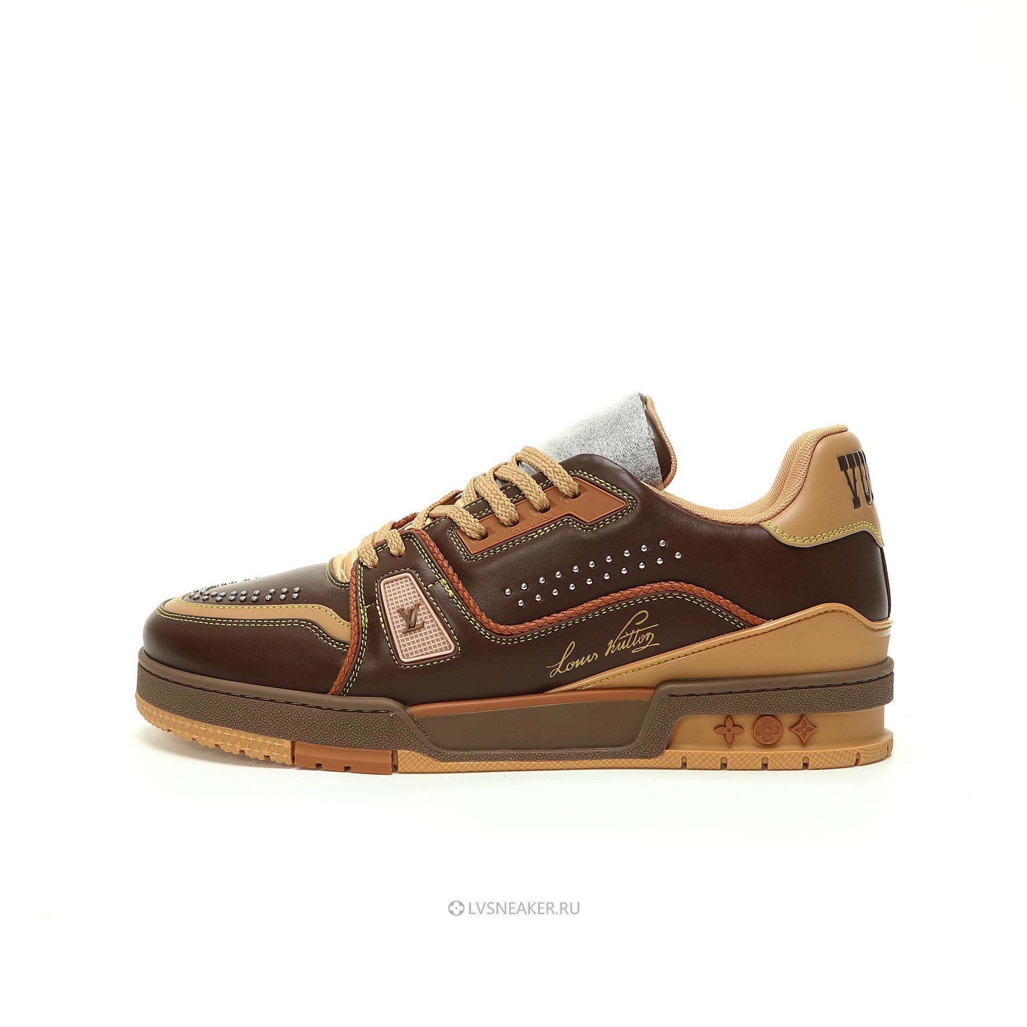 Louis Vuitton LV Trainer "Marron Brown" 1AD7L8 Sneakers
