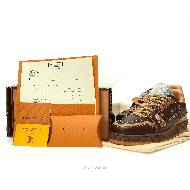 Louis Vuitton LV Trainer "Marron Brown" 1AD7L8 Sneakers