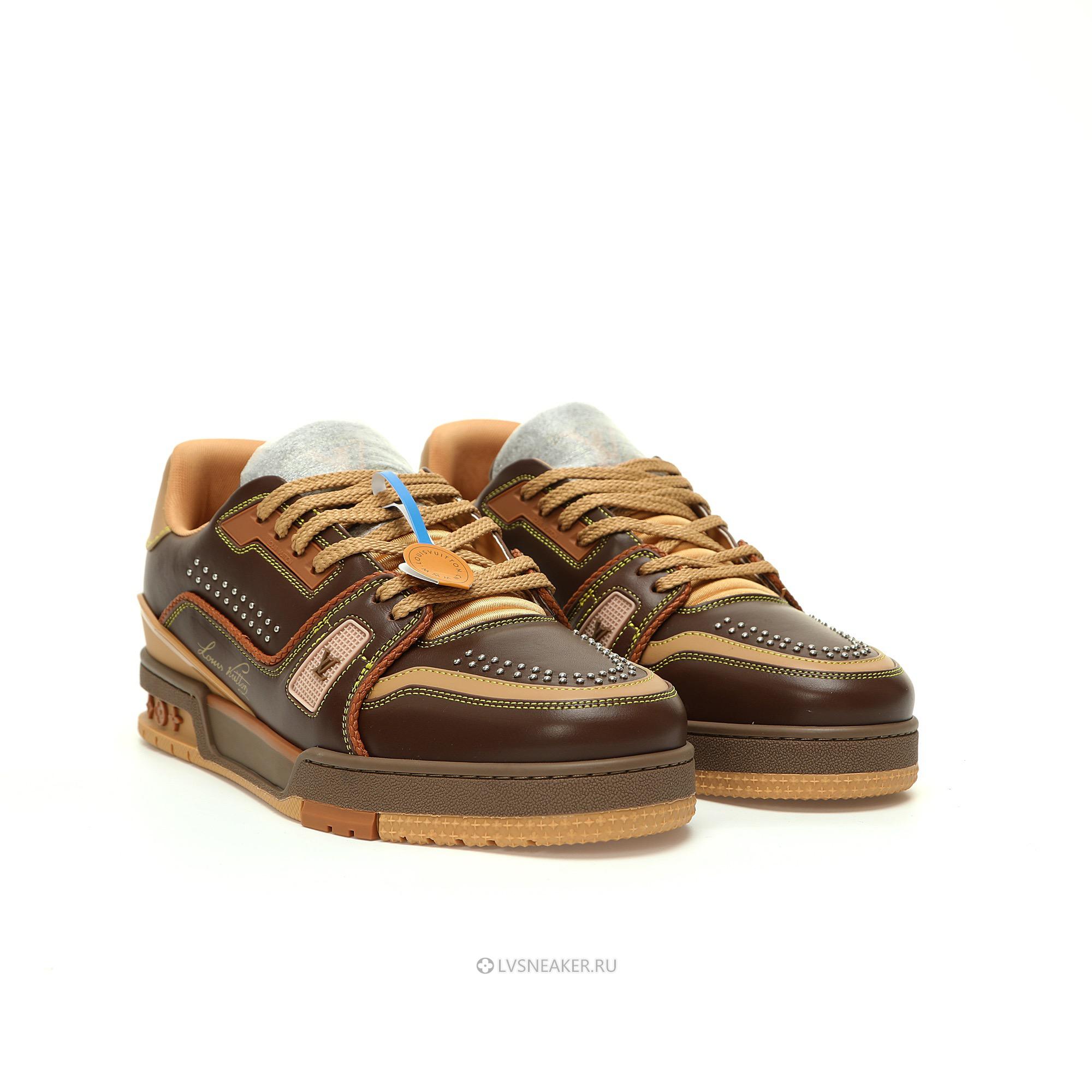 Louis Vuitton LV Trainer "Marron Brown" 1AD7L8 Sneakers