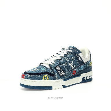 Louis Vuitton LV Trainer "Monogram Denim Print Blue" 1A7S53-2 Sneakers