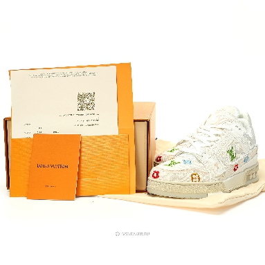 Louis Vuitton LV Trainer "Monogram Denim Print Beige" 1A7S53-3 Sneakers