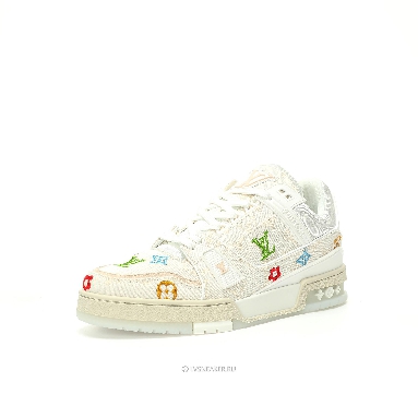 Louis Vuitton LV Trainer "Monogram Denim Print Beige" 1A7S53-3 Sneakers