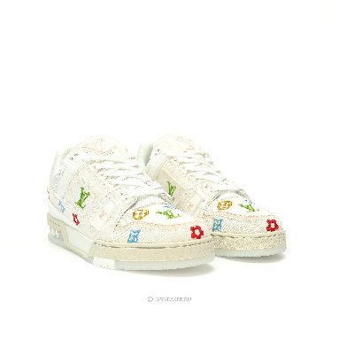 Louis Vuitton LV Trainer "Monogram Denim Print Beige" 1A7S53-3 Sneakers