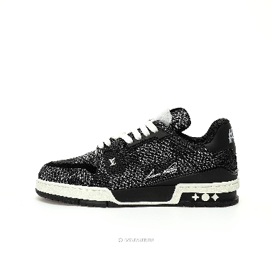 Louis Vuitton LV Trainer "Black Damier 3D Denim" 1AD6E3 Sneakers