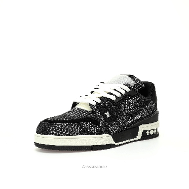 Louis Vuitton LV Trainer "Black Damier 3D Denim" 1AD6E3 Sneakers