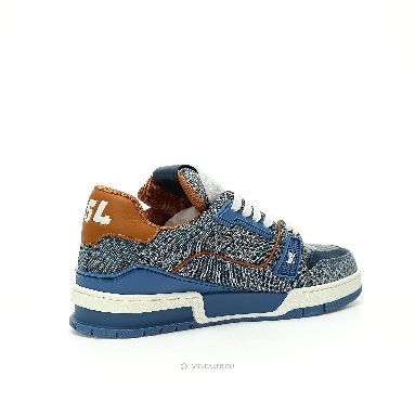 Louis Vuitton LV Trainer "Blue Damier 3D Denim" 1AD6DO Sneakers