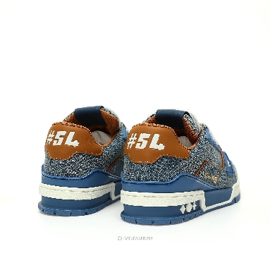 Louis Vuitton LV Trainer "Blue Damier 3D Denim" 1AD6DO Sneakers