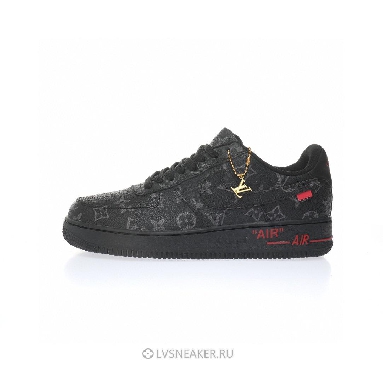 Louis Vuitton LV x Nike Air Force 1 Low "Black Red" 1A9V-BK01 Sneakers