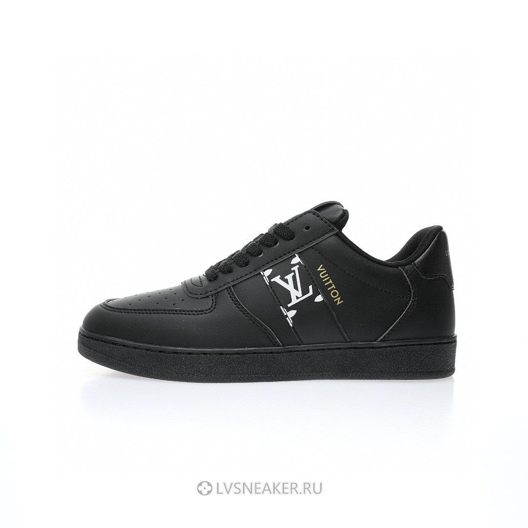 Louis Vuitton LV Rivoli "Black with White Side Monogram Band" 1AAVA0-2 Sneakers