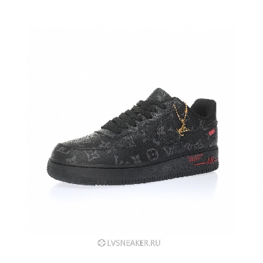 Louis Vuitton LV x Nike Air Force 1 Low "Black Red" 1A9V-BK01 Sneakers