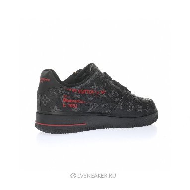 Louis Vuitton LV x Nike Air Force 1 Low "Black Red" 1A9V-BK01 Sneakers