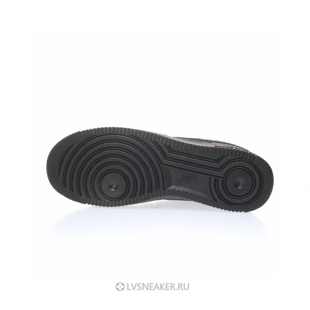 Louis Vuitton LV x Nike Air Force 1 Low "Black Red" 1A9V-BK01 Sneakers
