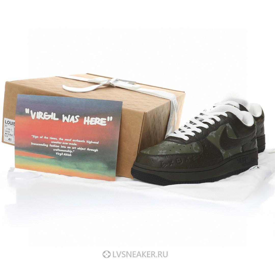 Louis Vuitton LV x Nike Air Force 1 Low "Dark Green" 1A9V-GN02 Sneakers