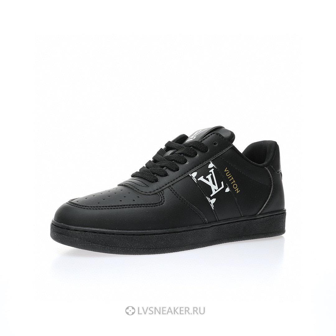 Louis Vuitton LV Rivoli "Black with White Side Monogram Band" 1AAVA0-2 Sneakers