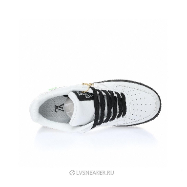 Louis Vuitton LV x Nike Air Force 1 Low by Virgil Abloh "White Black Silver" 1A9V-BW04 Sneakers