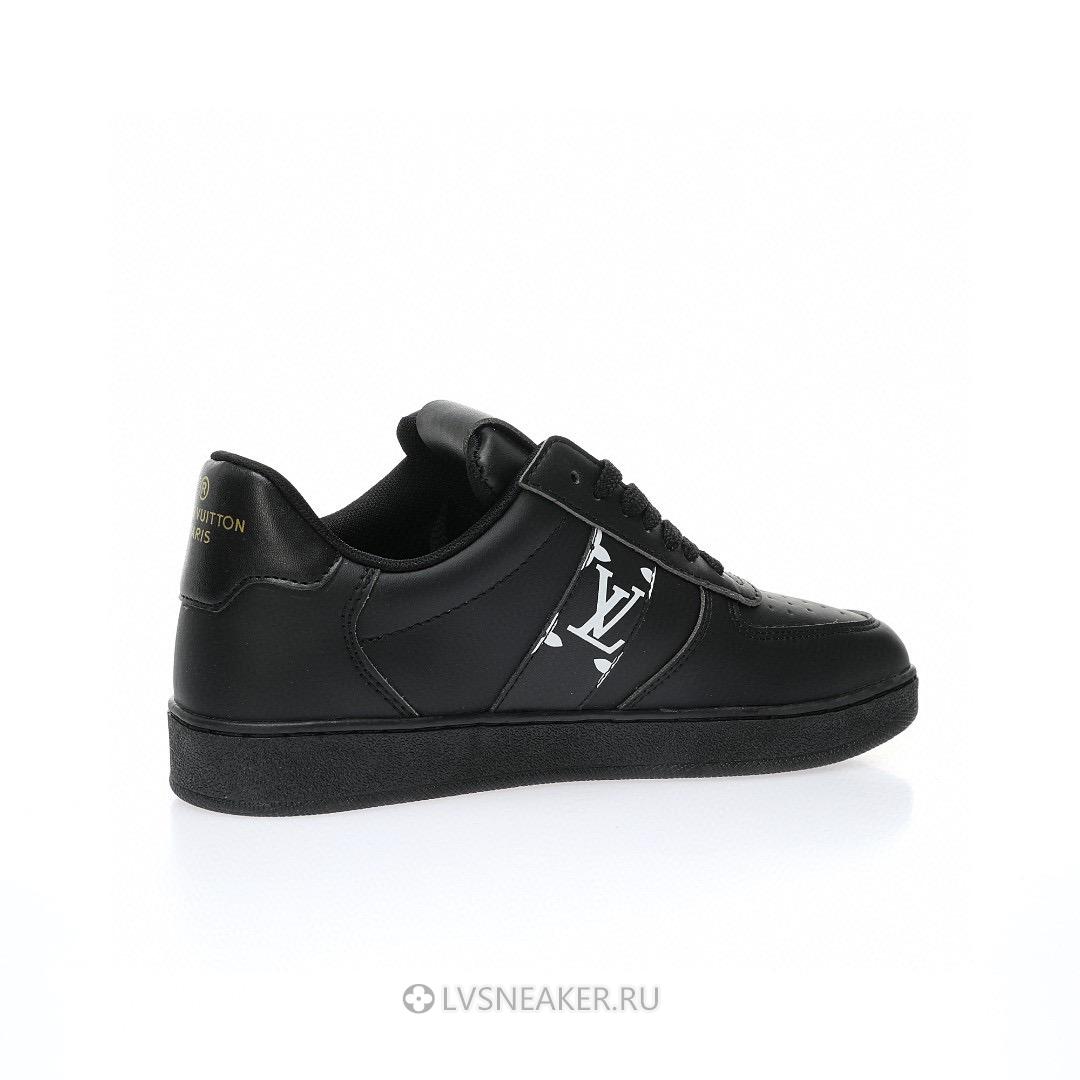 Louis Vuitton LV Rivoli "Black with White Side Monogram Band" 1AAVA0-2 Sneakers
