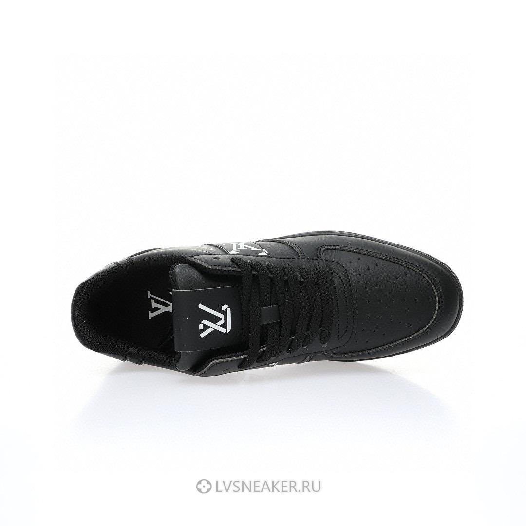 Louis Vuitton LV Rivoli "Black with White Side Monogram Band" 1AAVA0-2 Sneakers