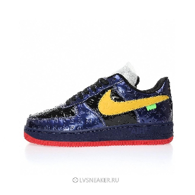 Louis Vuitton LV x Nike Air Force 1 Low by Virgil Abloh "Purple Yellow" 1A9V-PE06 Sneakers