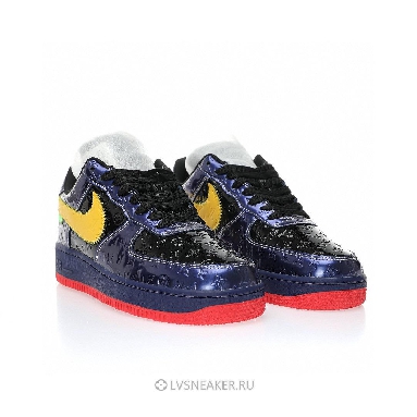 Louis Vuitton LV x Nike Air Force 1 Low by Virgil Abloh "Purple Yellow" 1A9V-PE06 Sneakers