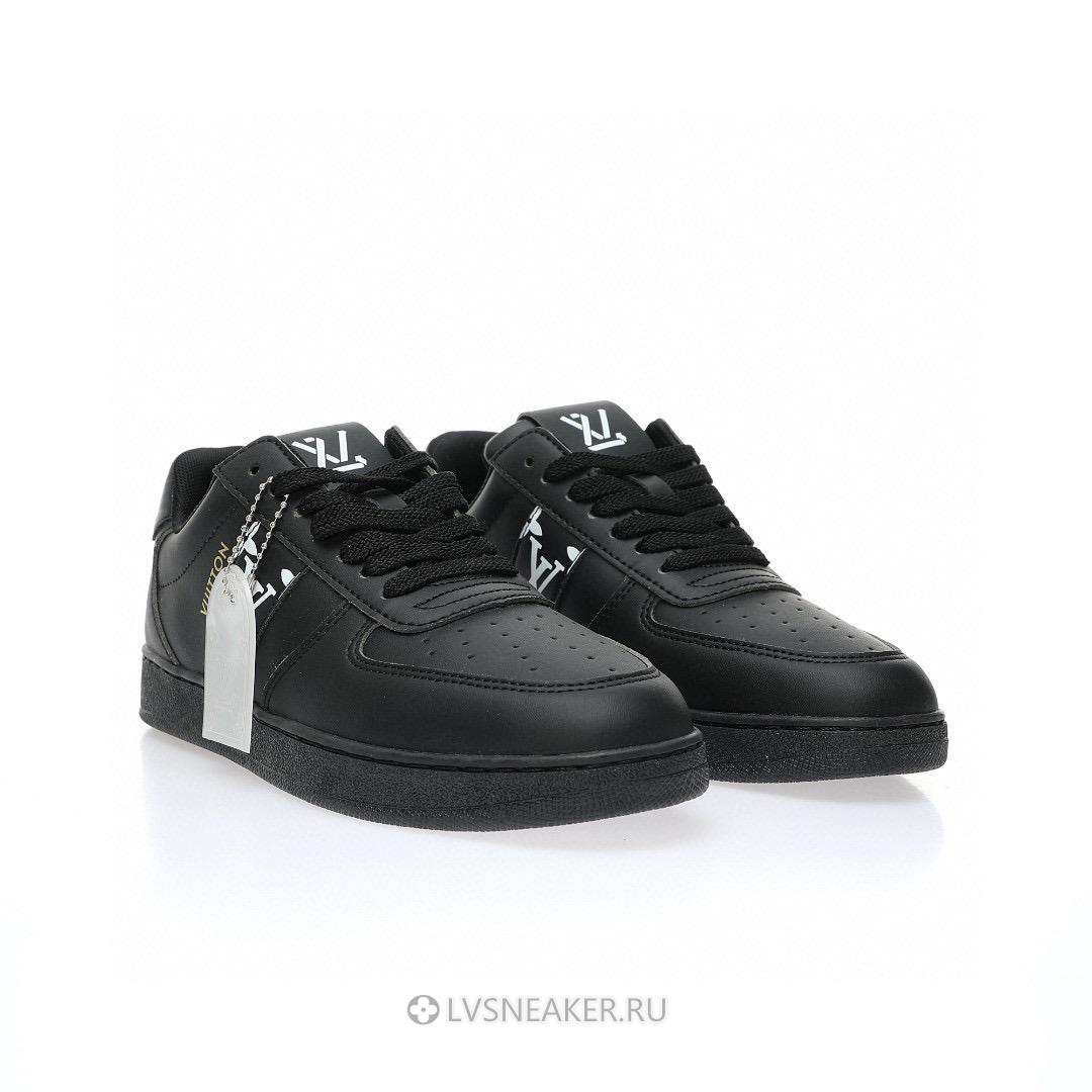 Louis Vuitton LV Rivoli "Black with White Side Monogram Band" 1AAVA0-2 Sneakers
